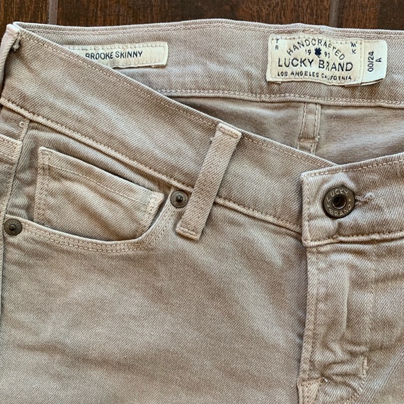 Lucky Brand Gray Brooke Skinny Slim 28” Size 24/00 - Picture 4 of 8